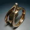 Web5 14k Gold Ring with Diamond thumbnail