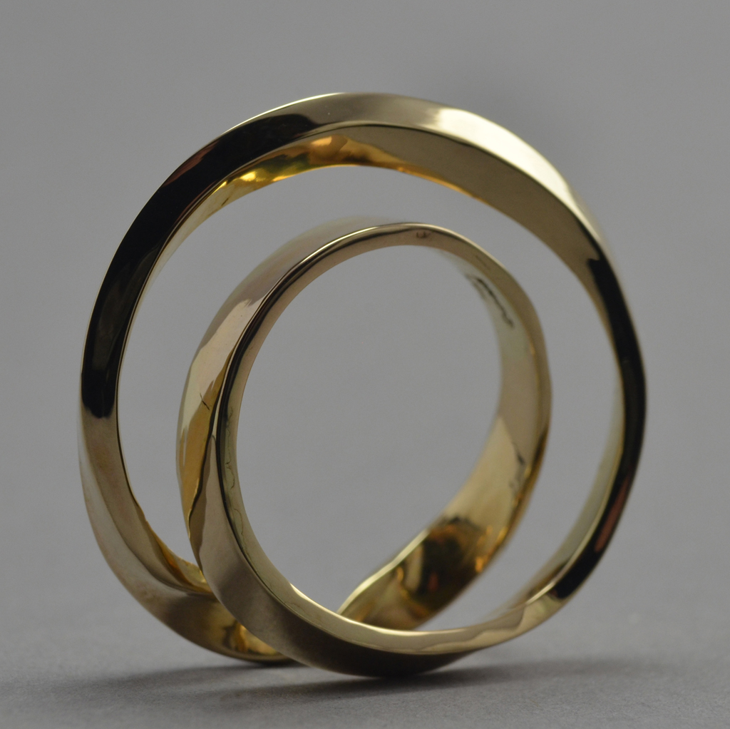14K Gold 'Mobius' (one sided) Ring